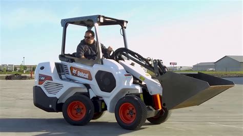 small bobcat front end loader